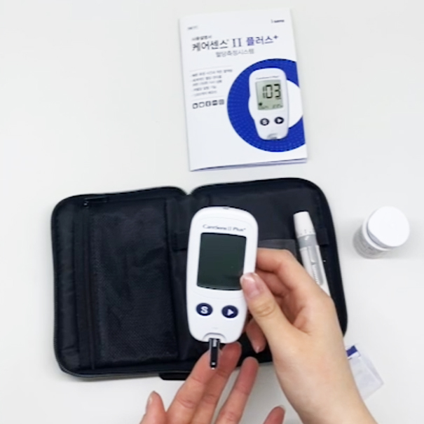 아이센스 케어센스 혈당시험지 100매+솜100+침100 혈당측정검사지