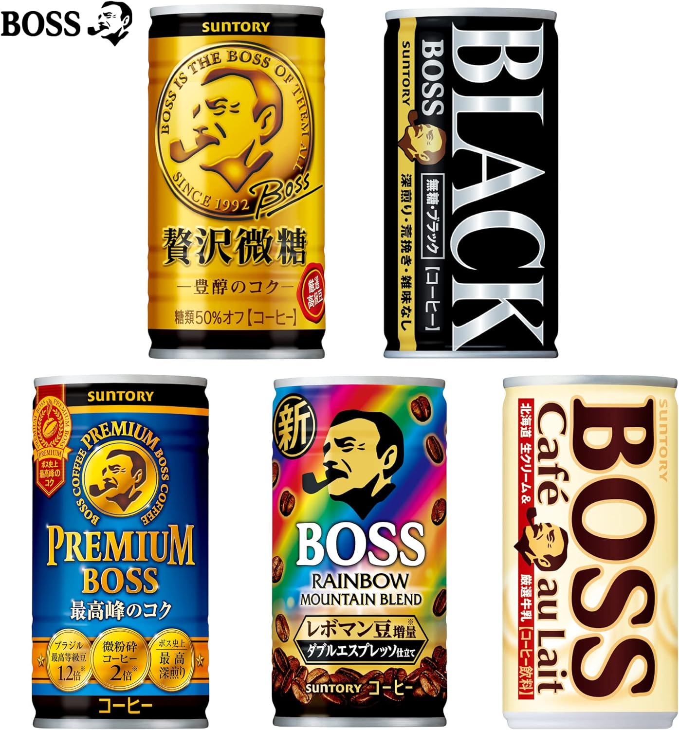 보스 산토리 캔 커피 카페오레 185g 30개세트 일본