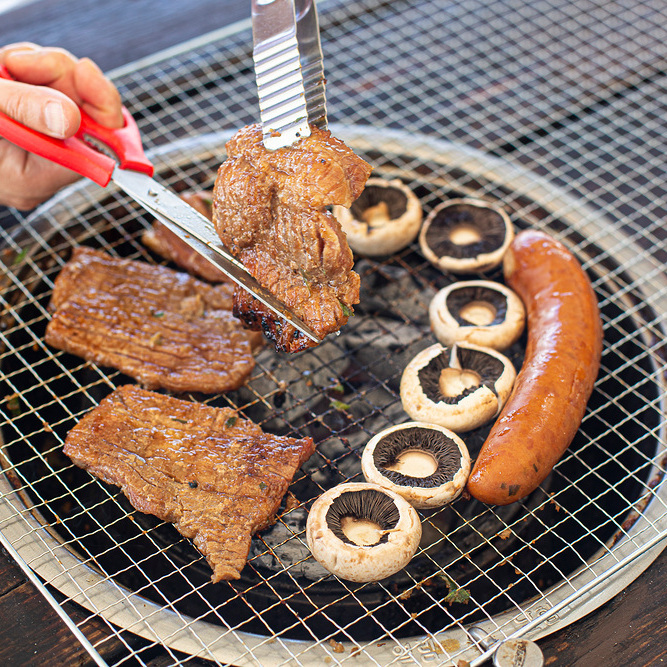한돈 돼지갈비 숯불갈비 가성비 돼지갈비 등갈비 후기