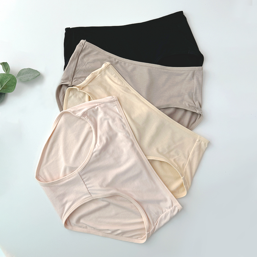 핑크앤다이아 여성 텐셀 맥시팬티 편한 스판 빅사이즈 엄마 청소년 학생 속옷 - 상세 이미지 2