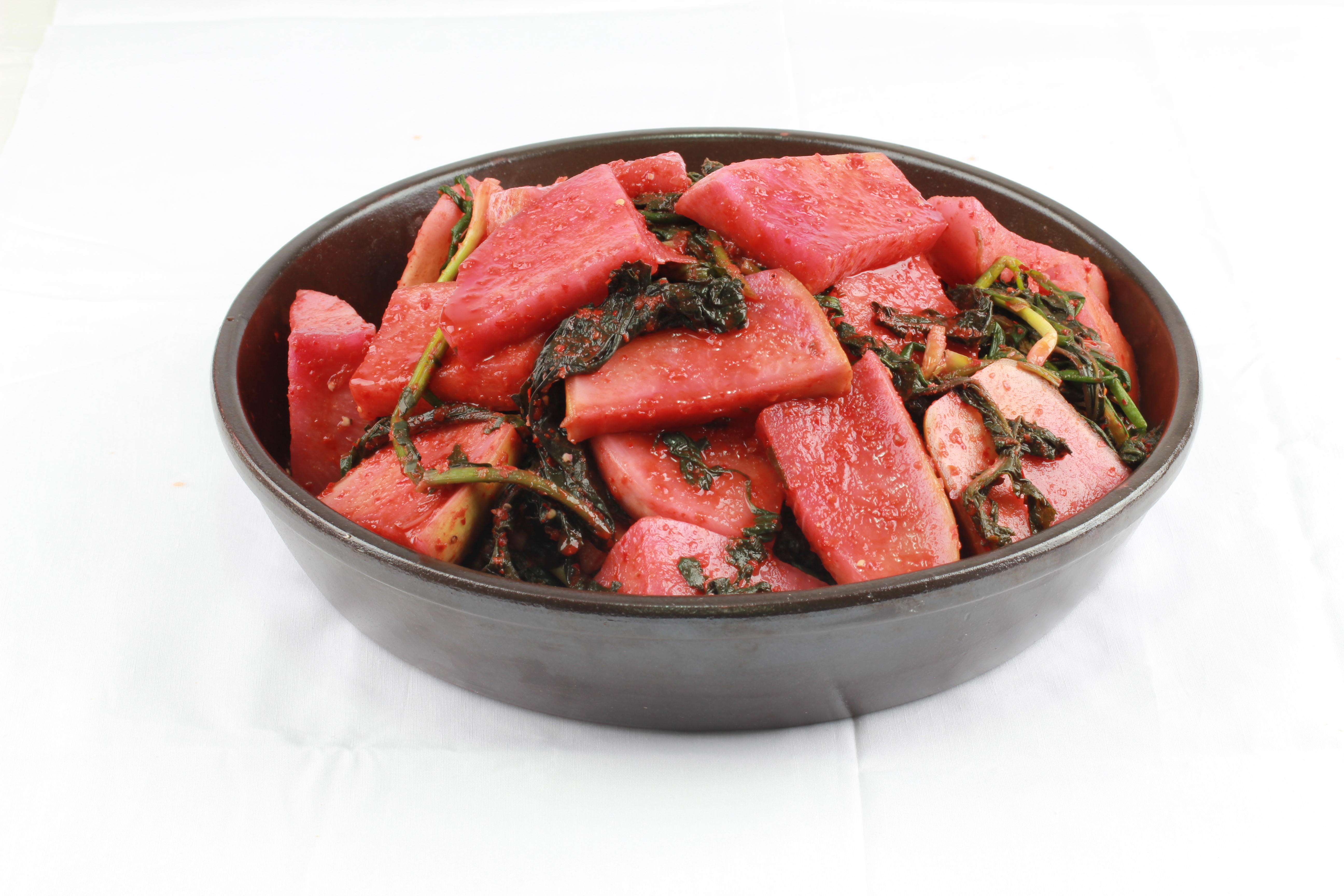 맛있는 수제 전라도 가정식 국내산 착한  홍갓무김치2kg - 상세 이미지 2