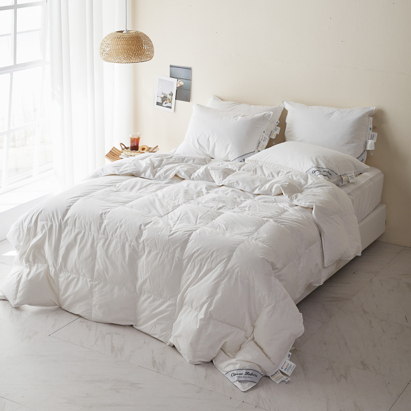 클래식패브릭 알러지케어 폴란드 90% 여름구스이불 SS