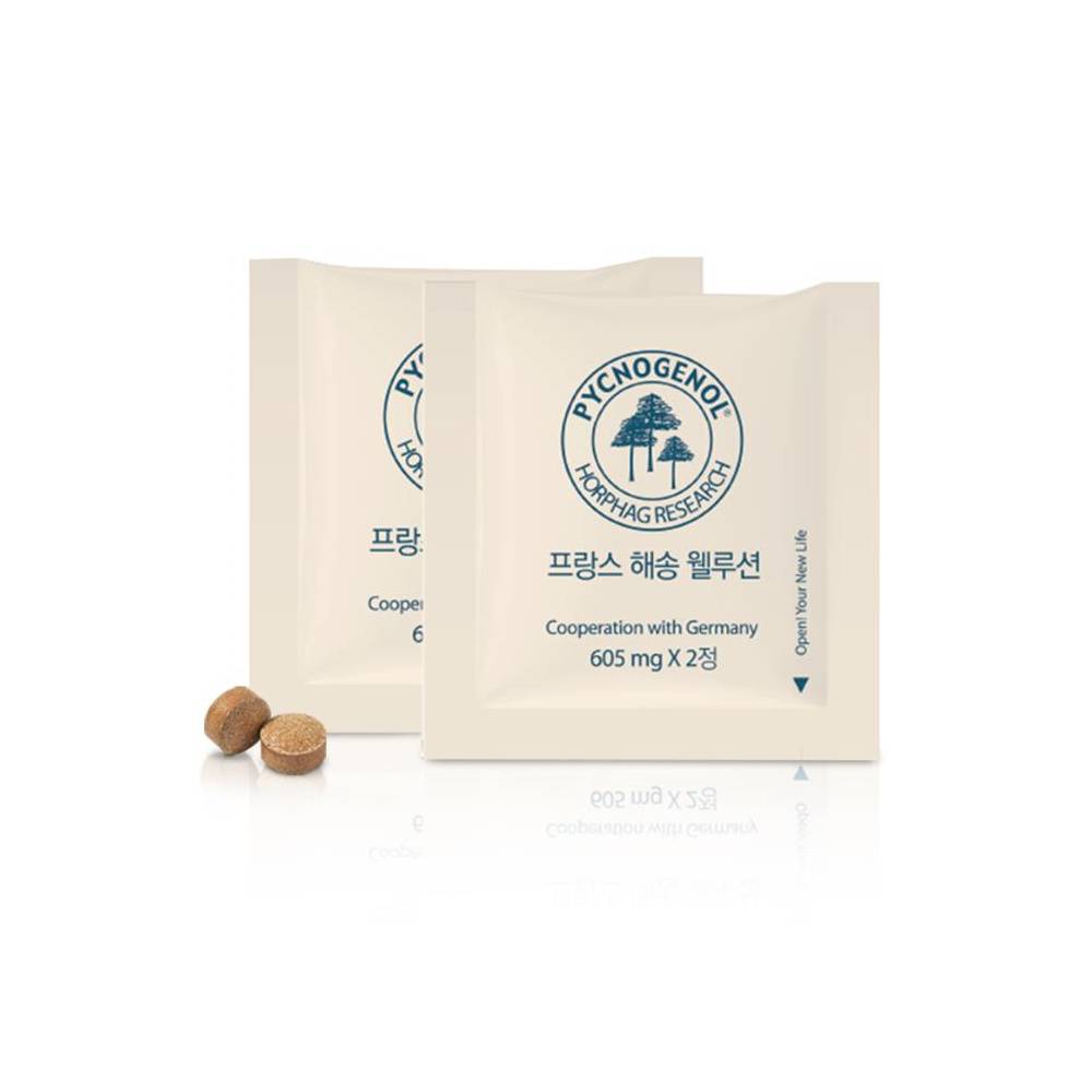 웅진헬스원 혈행개선 중년건강 프랑스 해송웰루션 605mg x 60정 - 상세 이미지 4