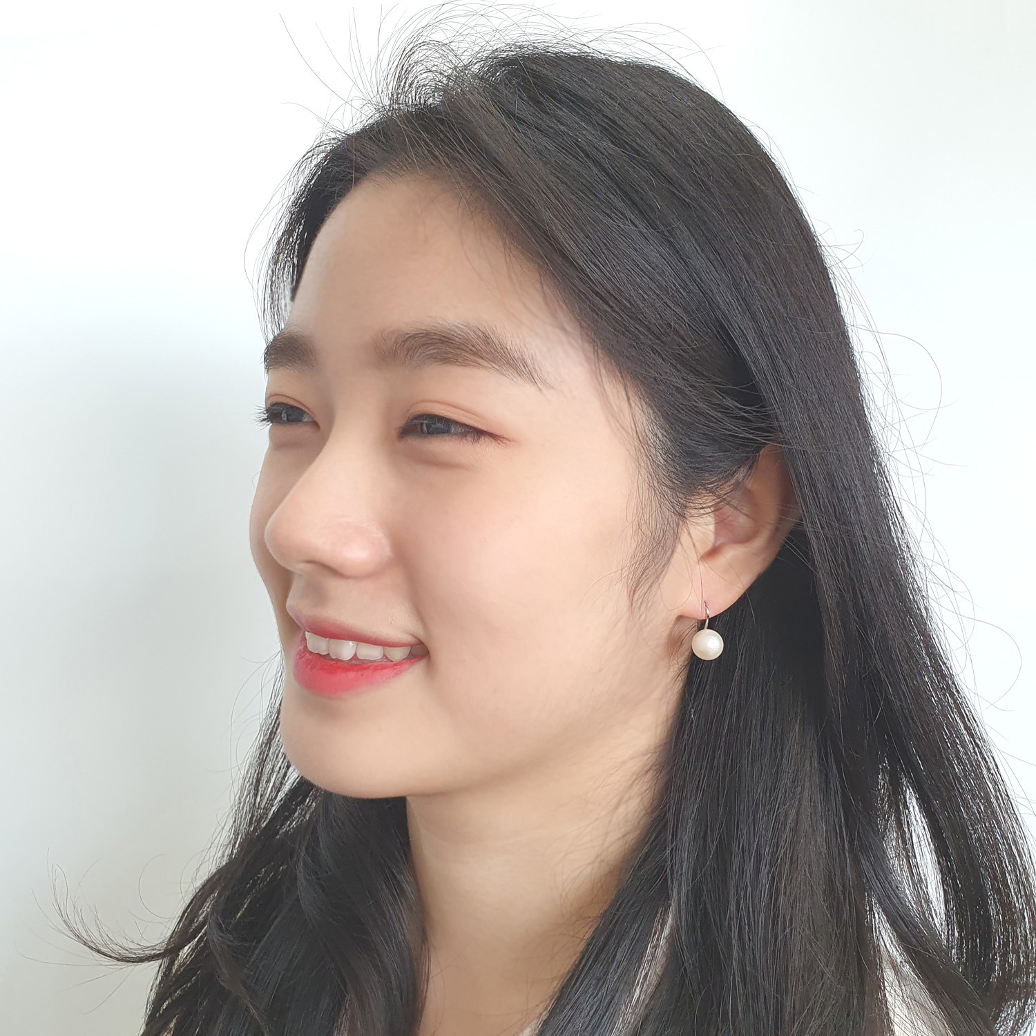 야랑쥬얼리 925실버 천연 담수진주 Hook 귀걸이 - 상세 이미지 4