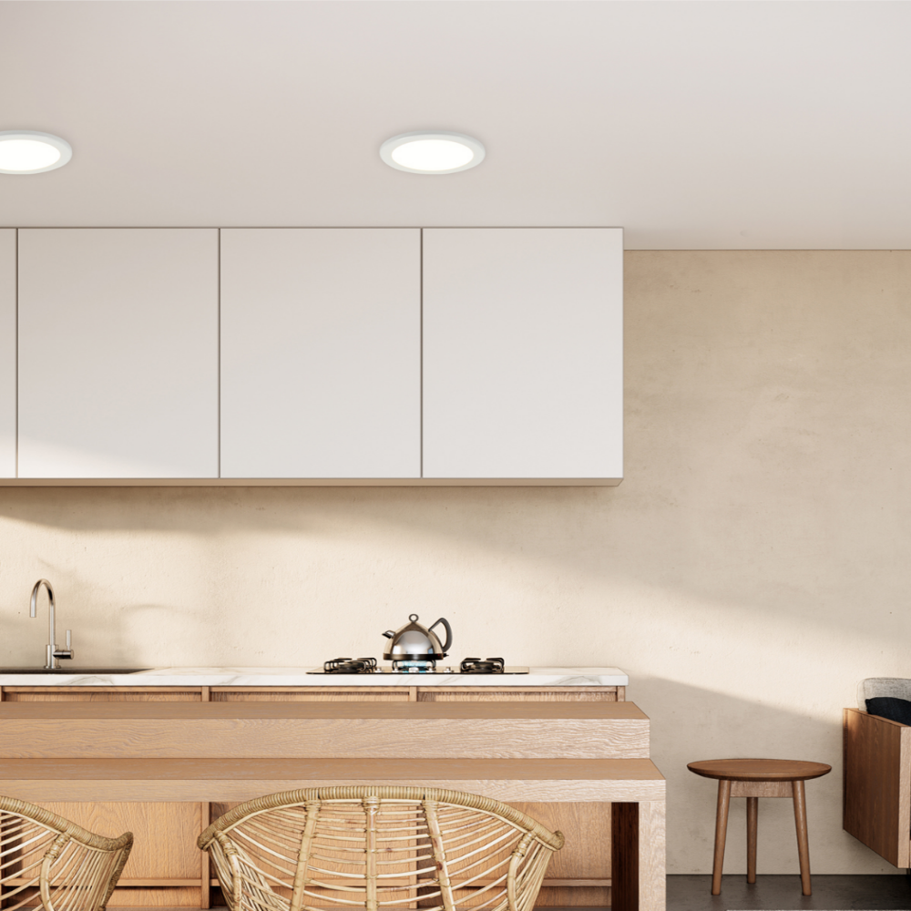 KS 원형직부등 LED 20W 아파트 현관 슬림 엣지 직부등 블랙/전구색 - 상세 이미지 2