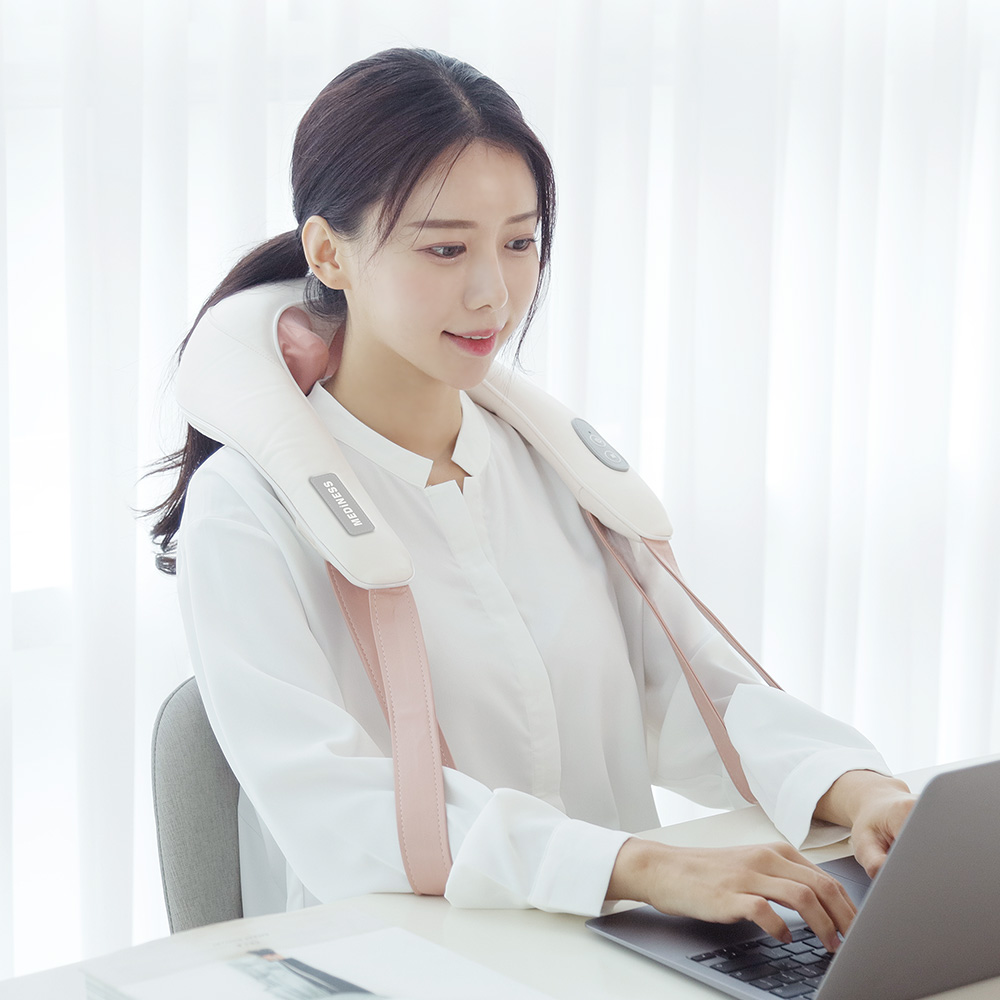 러블리 무선 온열 목 어깨 승모근 안마기 MVP-666 - 상세 이미지 5
