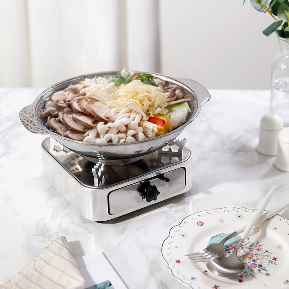 스텐 304 함마톤 반구형 전골 냄비 인덕션 가정용 - 상세 이미지 2