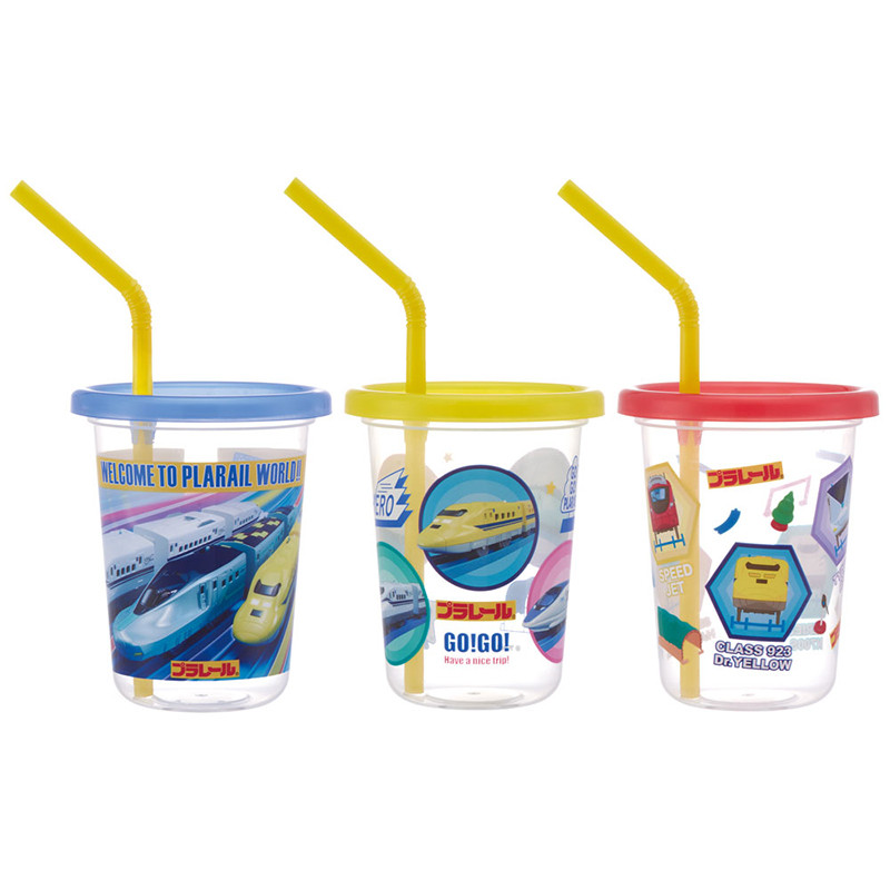스케이터 프라레일 캐릭터 빨대컵 3세트 230ml SIH2ST - 하카타몰
