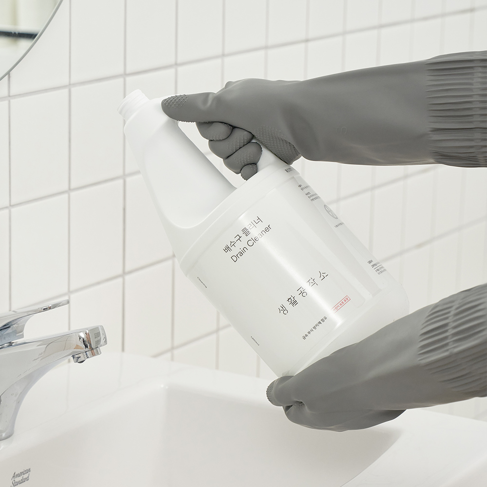 생활공작소 생활공작소 배수구클리너 청소 배수구세정제 하수구 싱크대 1.85L, 6개