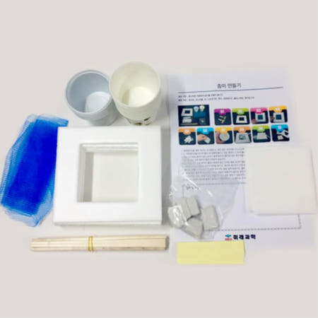 환경보호 재생에너지 중이죽 재생종이 만들기 5인 교과준비 생활과학교실 세특 엄마표