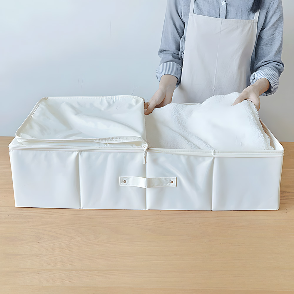 패브릭리빙박스 이불정리함 보관함 이불가방 정리파우치 침대밑수납 언더베드 - 상세 이미지 2