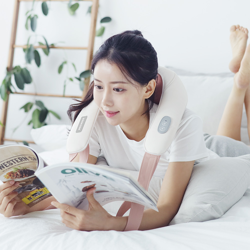 러블리 무선 온열 목 어깨 승모근 안마기 MVP-666 이미지 6