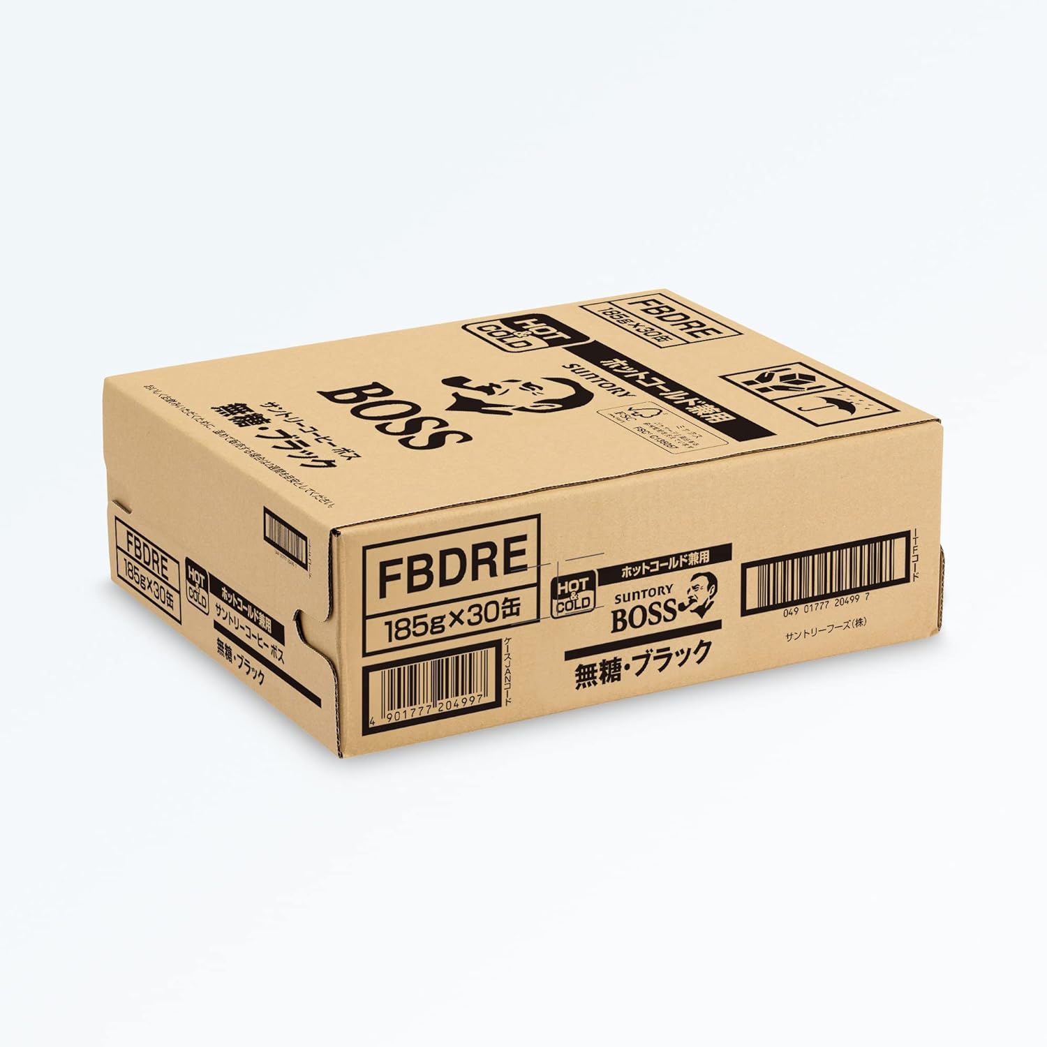 보스 산토리 캔 커피 무당 블랙 185g 30개세트 일본