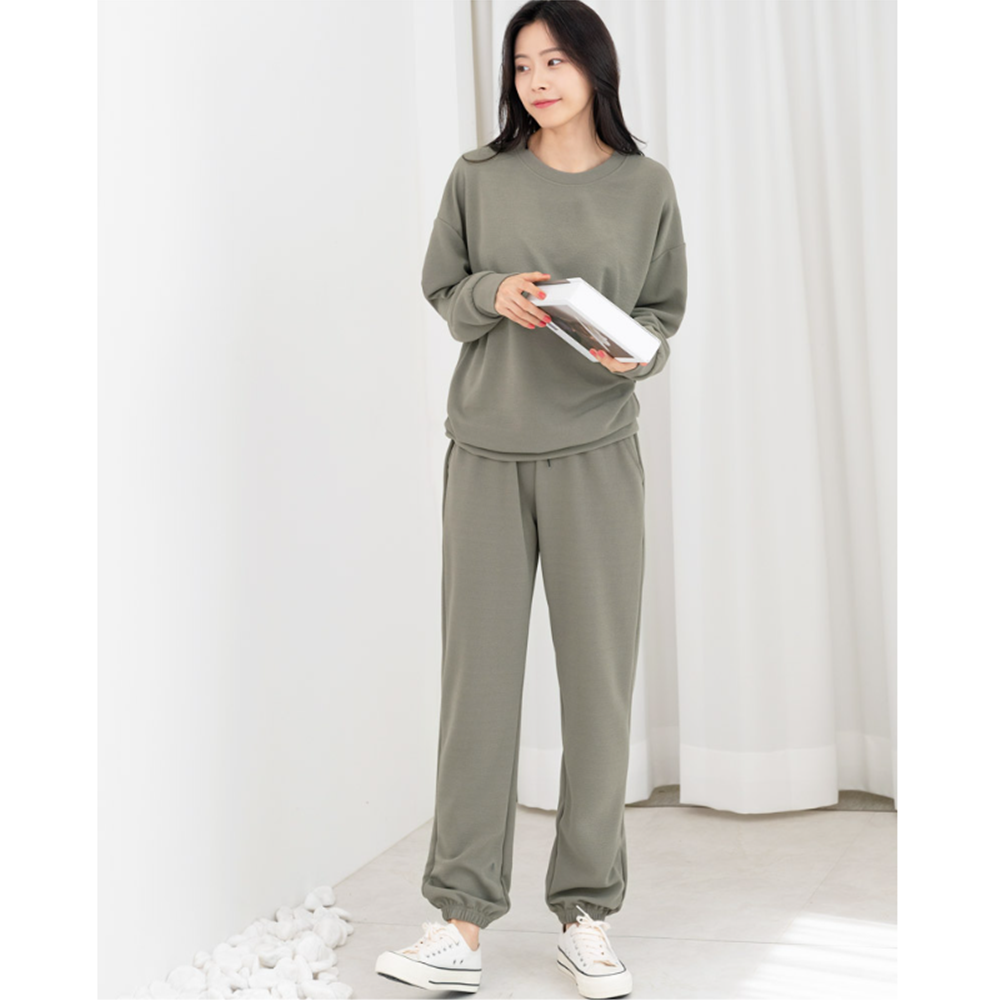성인실내복 운동복 체육복 봄 가을 여성 조거 트레이닝세트 - 상세 이미지 2