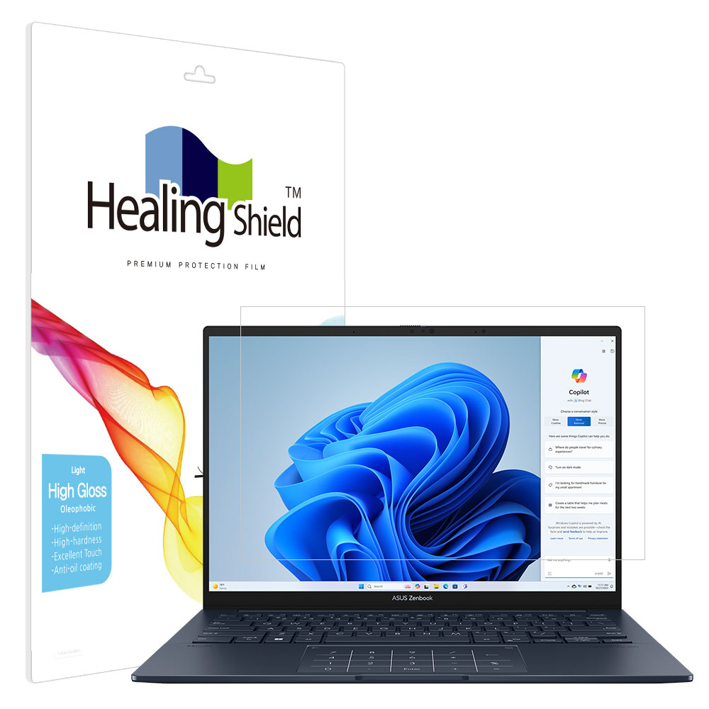 에이수스 젠북 14 OLED UX3405 올레포빅 Light 액정보호필름 - 상품 이미지