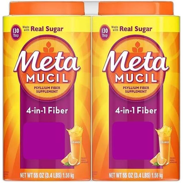 메타무실 식이섬유 차전자피 파우더 분말 Fiber 1.56kg (2통) - 상품 이미지
