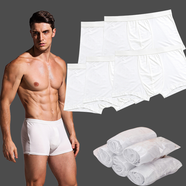 남성 편안한 모달 여행 캠핑 출장 휴대 일회용 팬티 5장세트