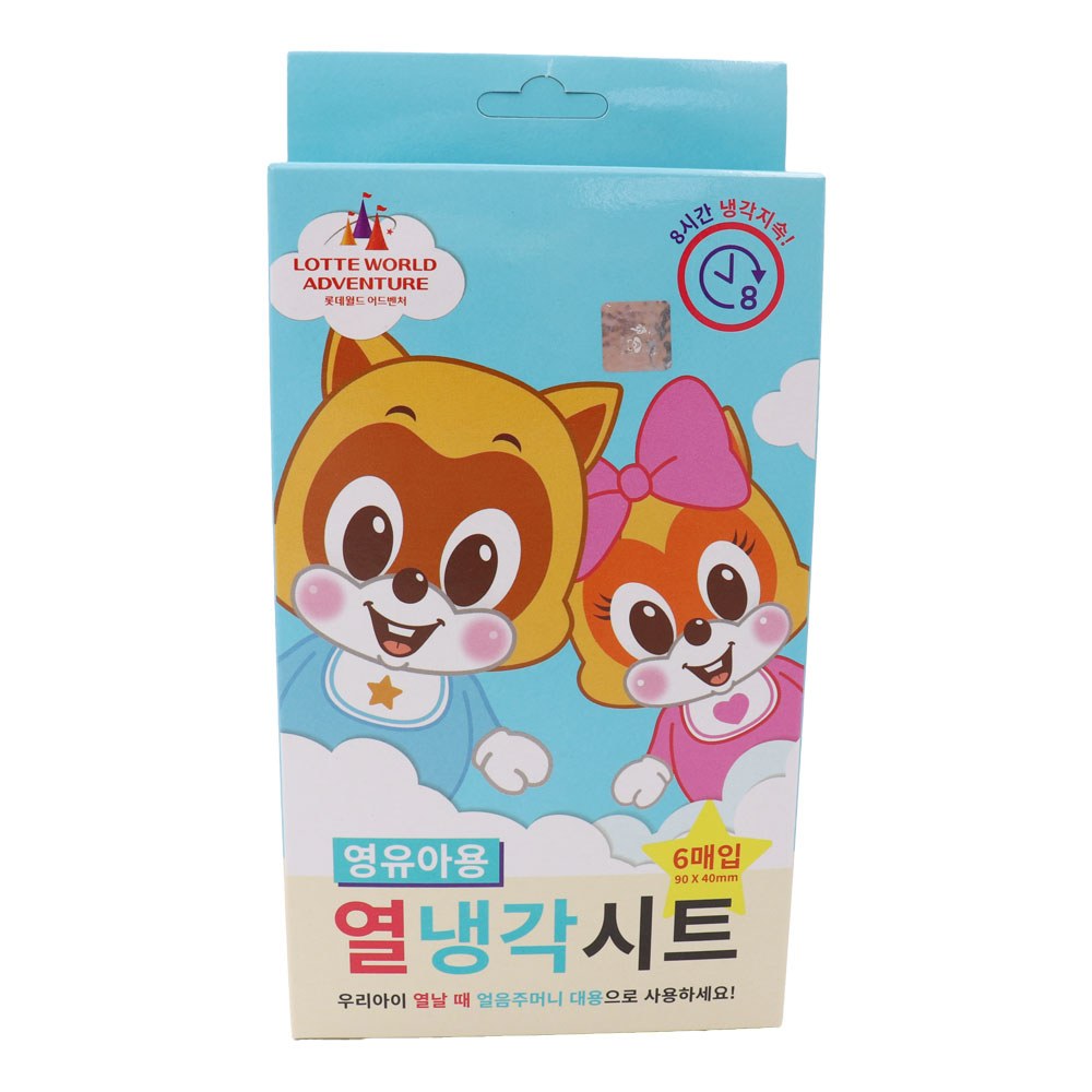 열냉각시트 로티로리 쿨링 해열패치 6매입 영유아용 - 메인 이미지