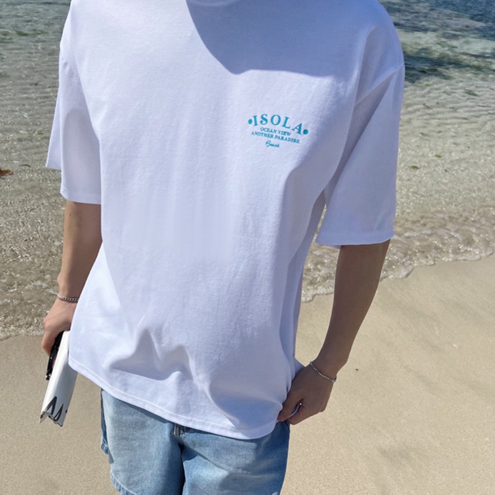 남자 투칸 오버핏 여름 아이스 분또 네온사인 반팔티 - 상세 이미지 5