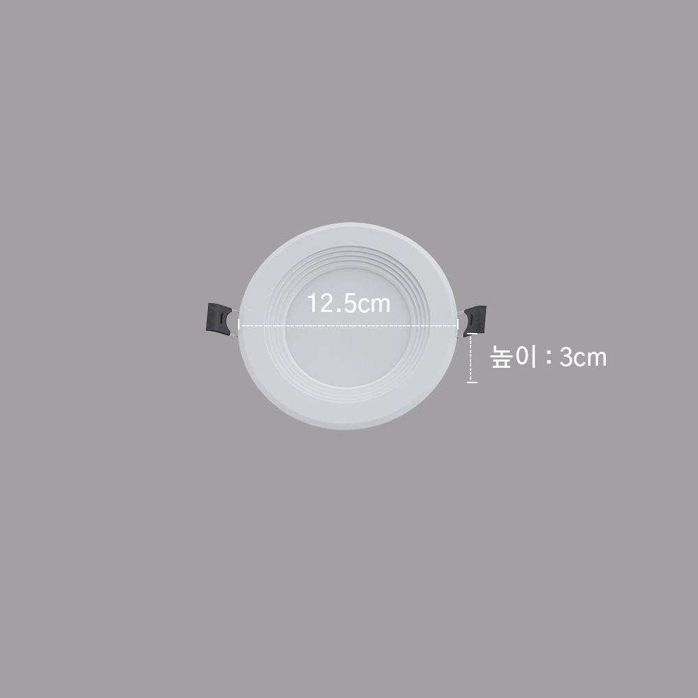 LED 75mm(3인치) 다운라이트 데이온 8W 계단형 DC 3색변환형 - 상세 이미지 5