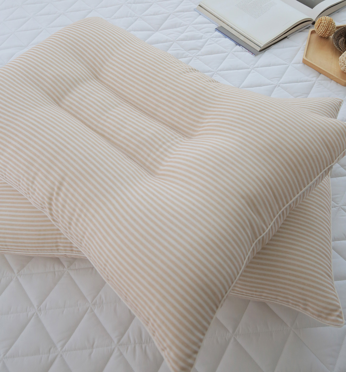 엠시베딩 낮은베개 빨아쓰는 일자목 거북목 수면 알러지케어 경추 베개 5070