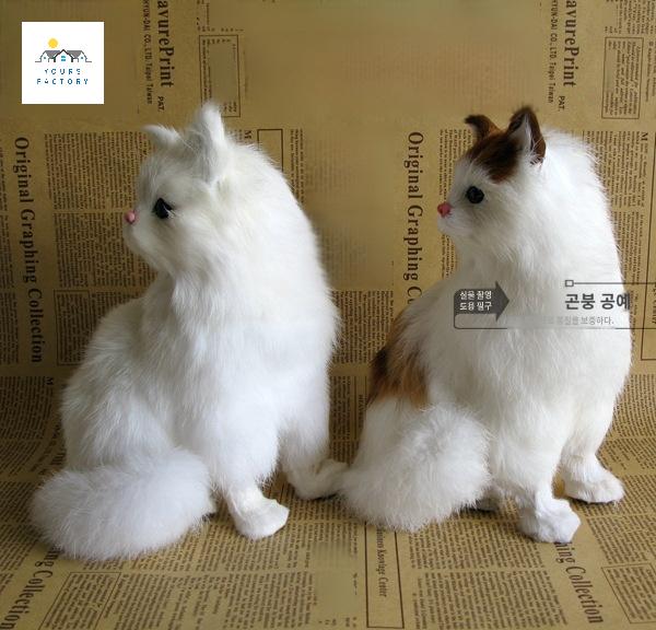 진짜같은 고양이 인테리어 인형 소품 리얼 - 상세 이미지 3
