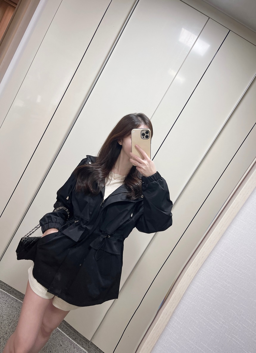 [신상💛핏보장]몽 스트링 후드 숏 루즈핏 야상 집업 자켓 상세 이미지 36