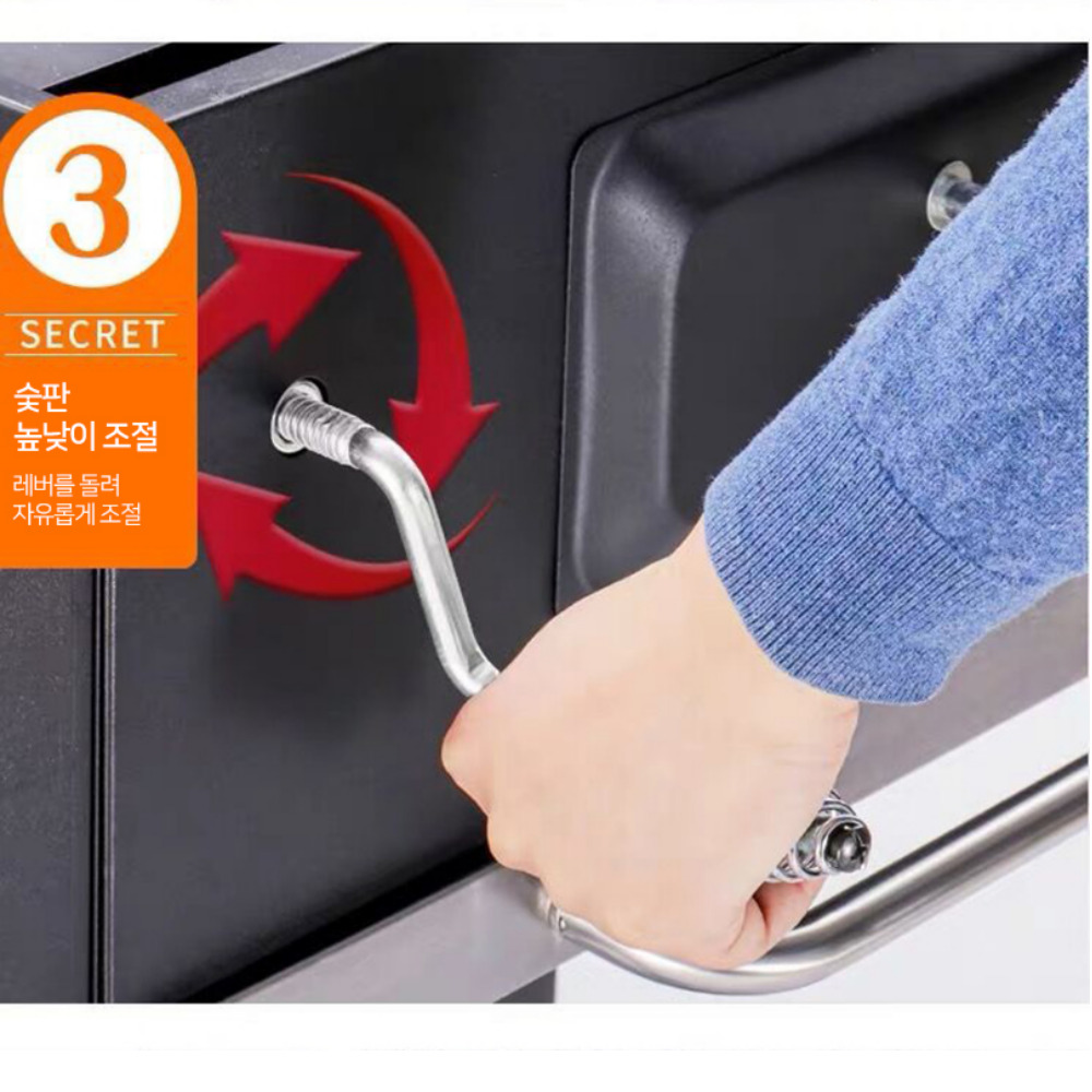 훈제바베큐그릴 야외 숯불 멀티 대형바베큐그릴 이미지 7