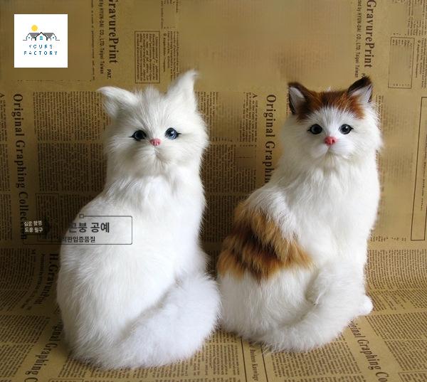 진짜같은 고양이 인테리어 인형 소품 리얼 - 상품 이미지