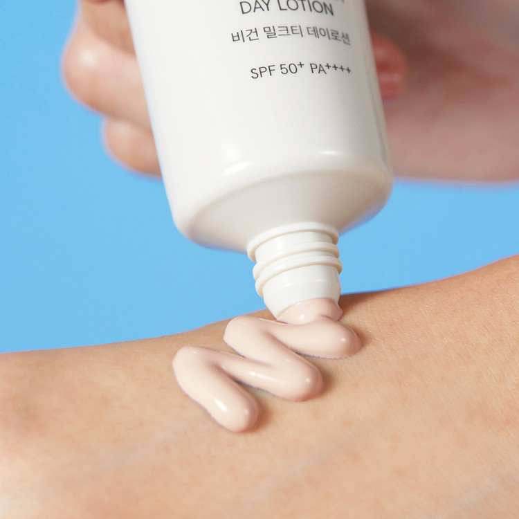 비건 밀크티 데이로션 선크림 SPF50 50ml - 상세 이미지 2