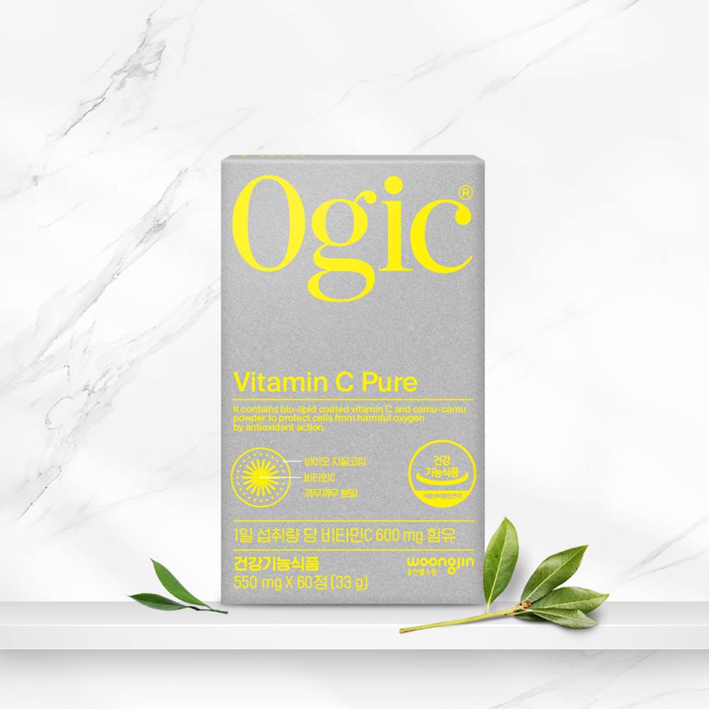 웅진헬스원 오직 비타민C 퓨어 550mg x 60정 (1개월분) - 상품 이미지