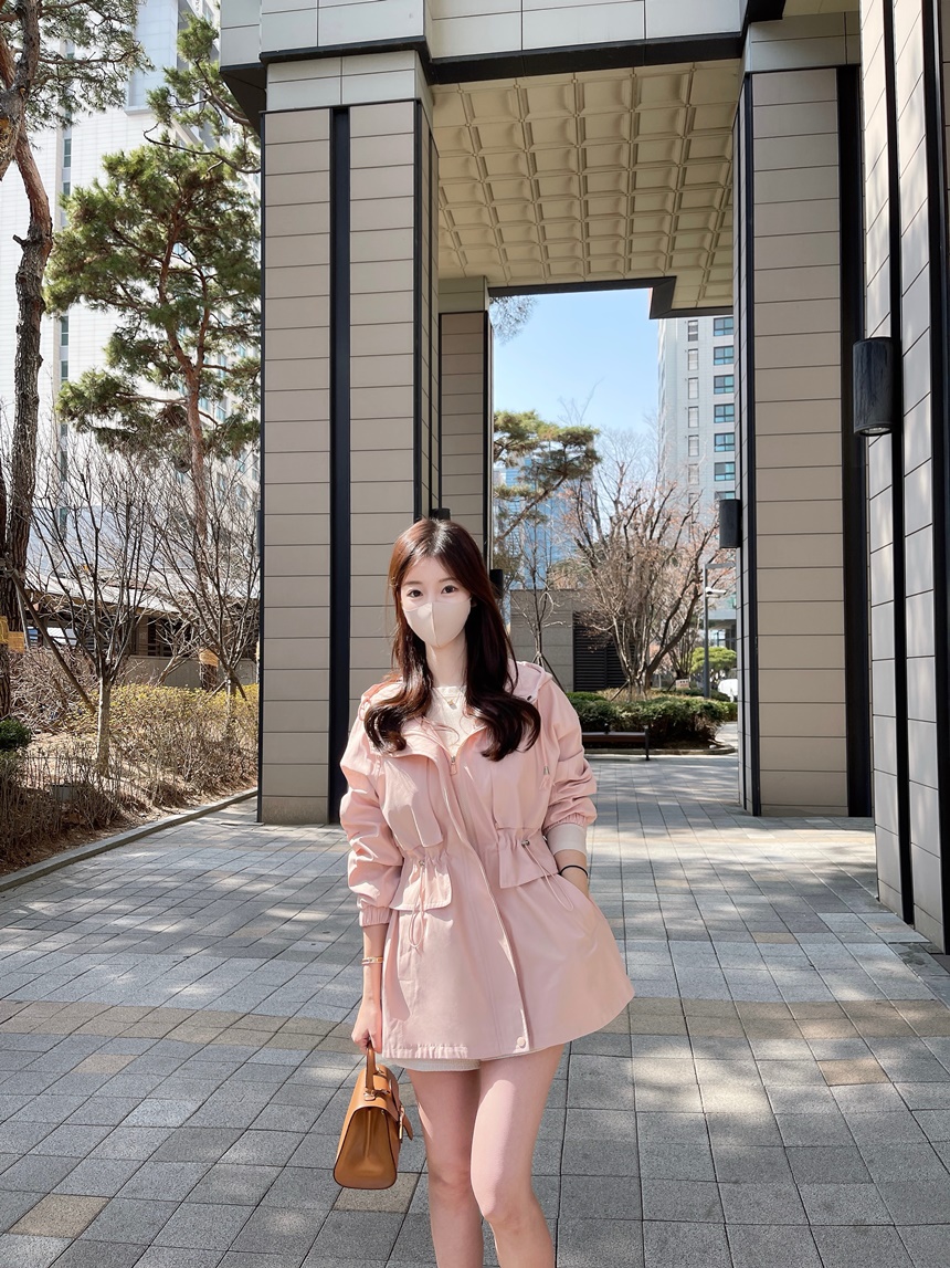 [신상💛핏보장]몽 스트링 후드 숏 루즈핏 야상 집업 자켓 상세 이미지 13