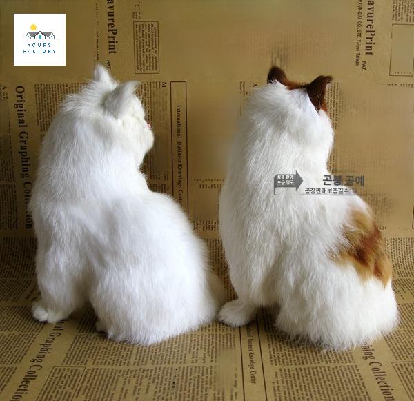 진짜같은 고양이 인테리어 인형 소품 리얼 - 상세 이미지 4