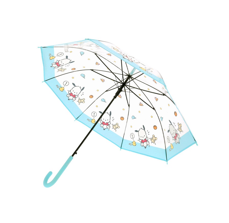 산리오 포차코 우산 투명 장우산 자동 초등 어린이 - 상세 이미지 4