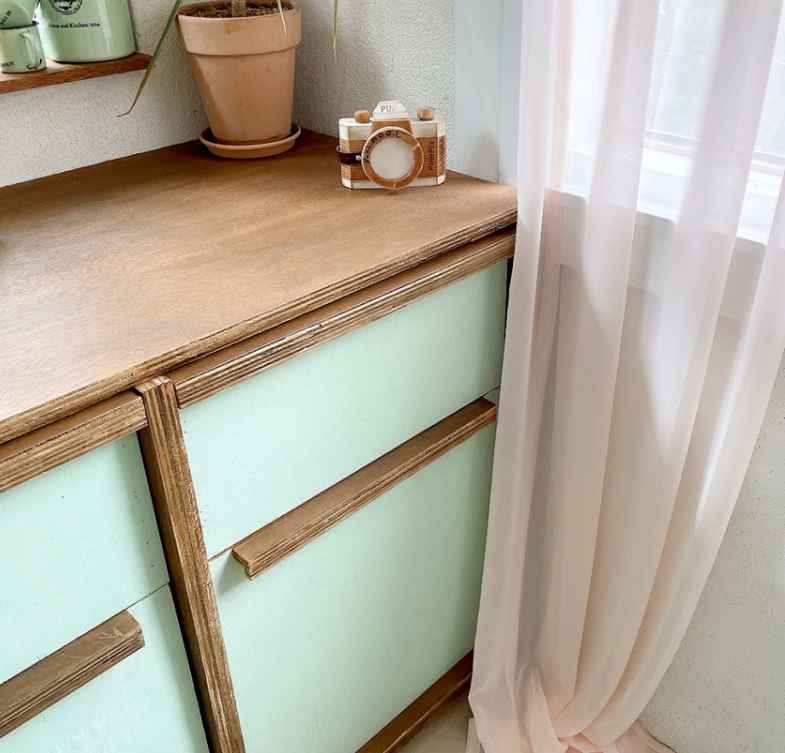 발레리나 쉬폰 속커튼 차르르 아이방 여아 남아 빈티지 레트로 핑크