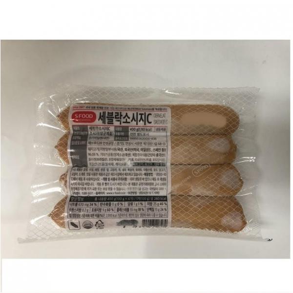 세블락 소시지 에쓰푸드 400g 냉동 : 식재온