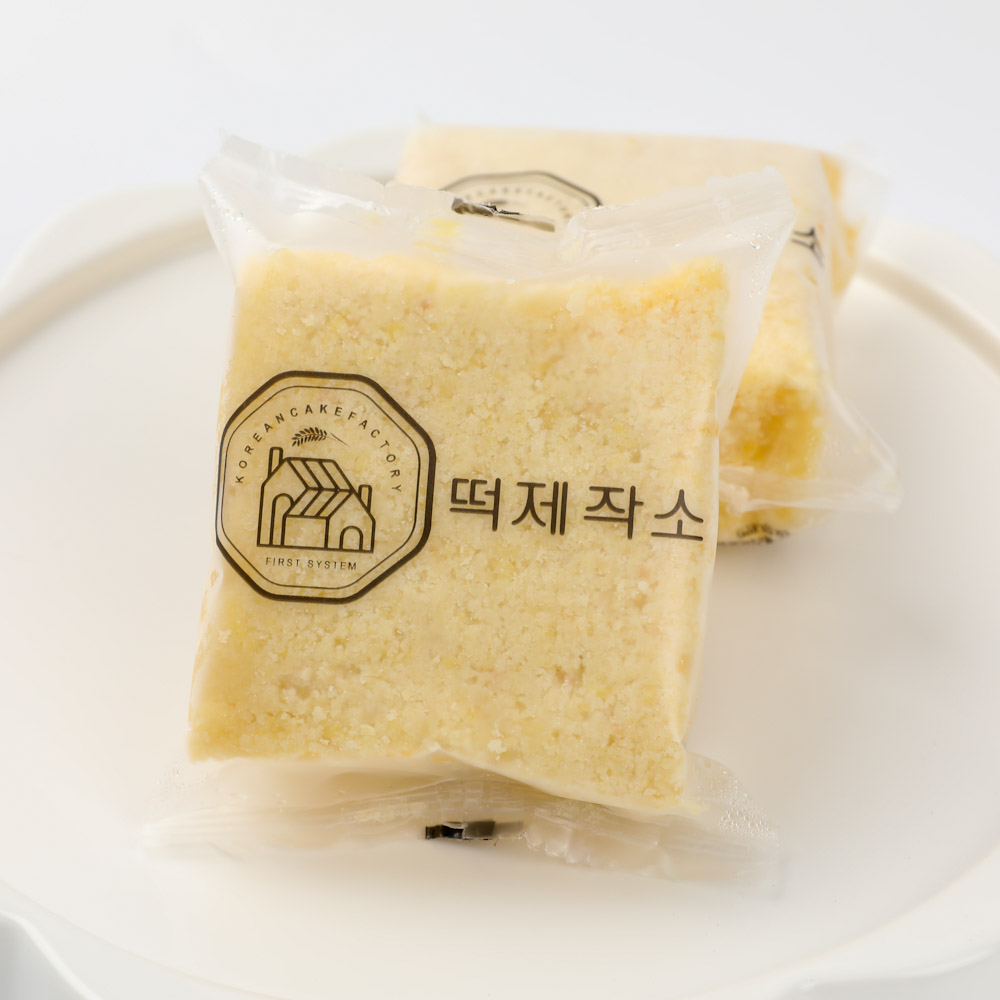 떡제작소 녹두호박설기 10개입 1.3kg 개별포장 식사대용 간식떡 이미지 2