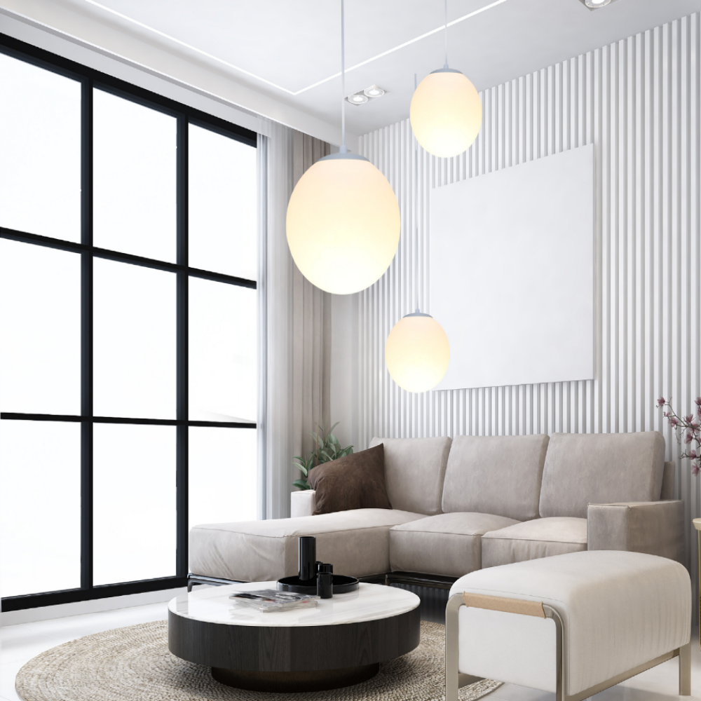 KC인증/당일출고 북유럽식탁등 LED 레일 펜던트 갓등 유리 4인 식탁등 150/직부