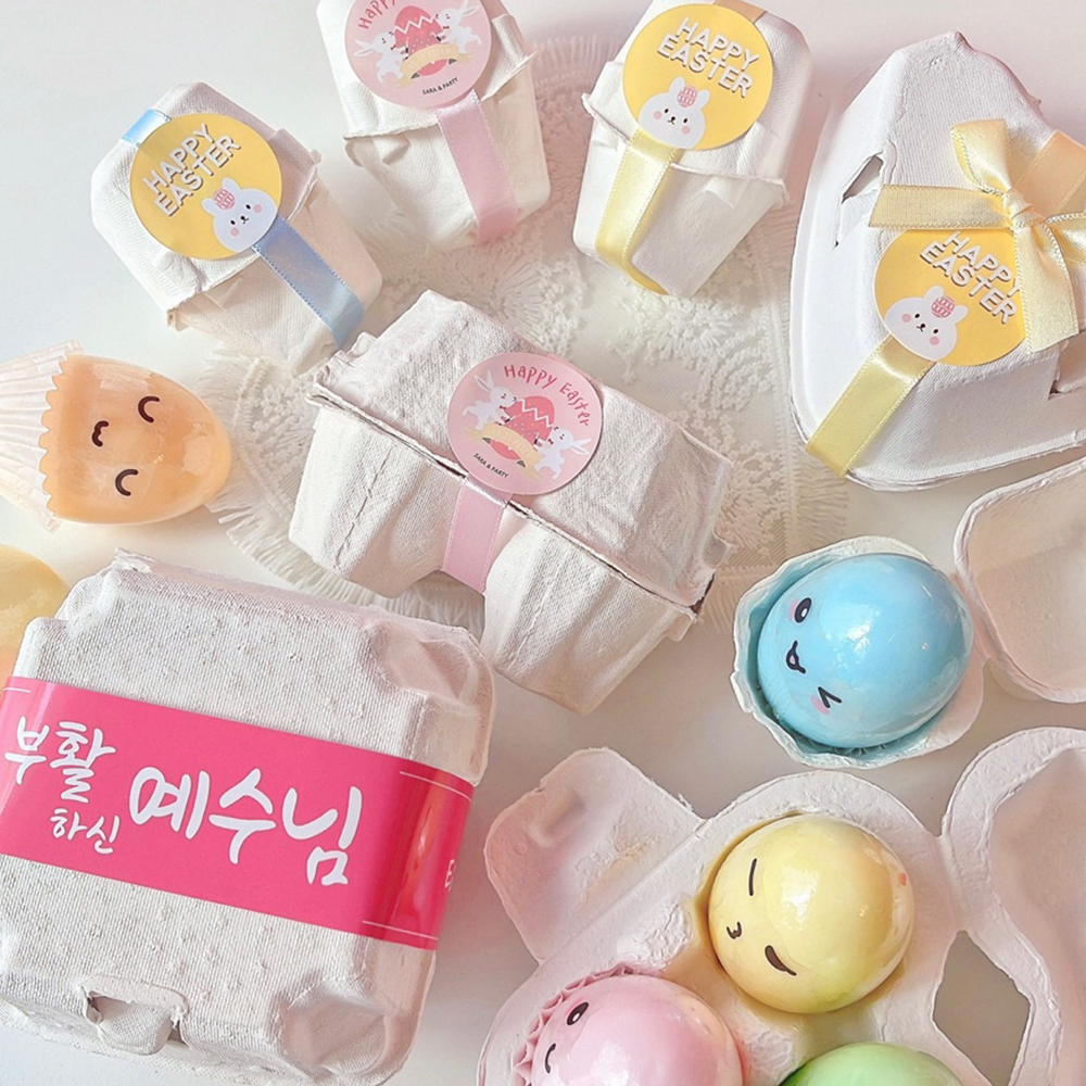 부활절비누 교회 선물 달걀 계란 비누 2구 이미지 6