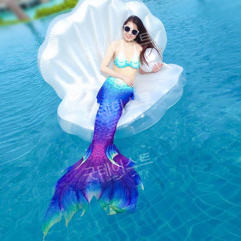 머메이드 아웃핏 수족관 인어공주 다이빙 슈트 공연 아쿠아리움 프리다이빙 피쉬테일 맞춤형가능 이미지 8