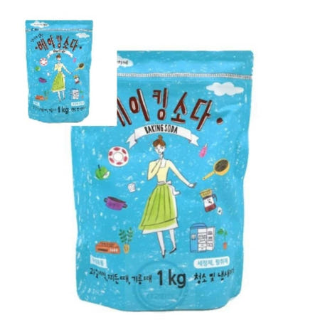 푸근한잡화점 자연에서 찾은 베이킹소다 1kg 1EA 주방청소세제 흰색옷하얗게