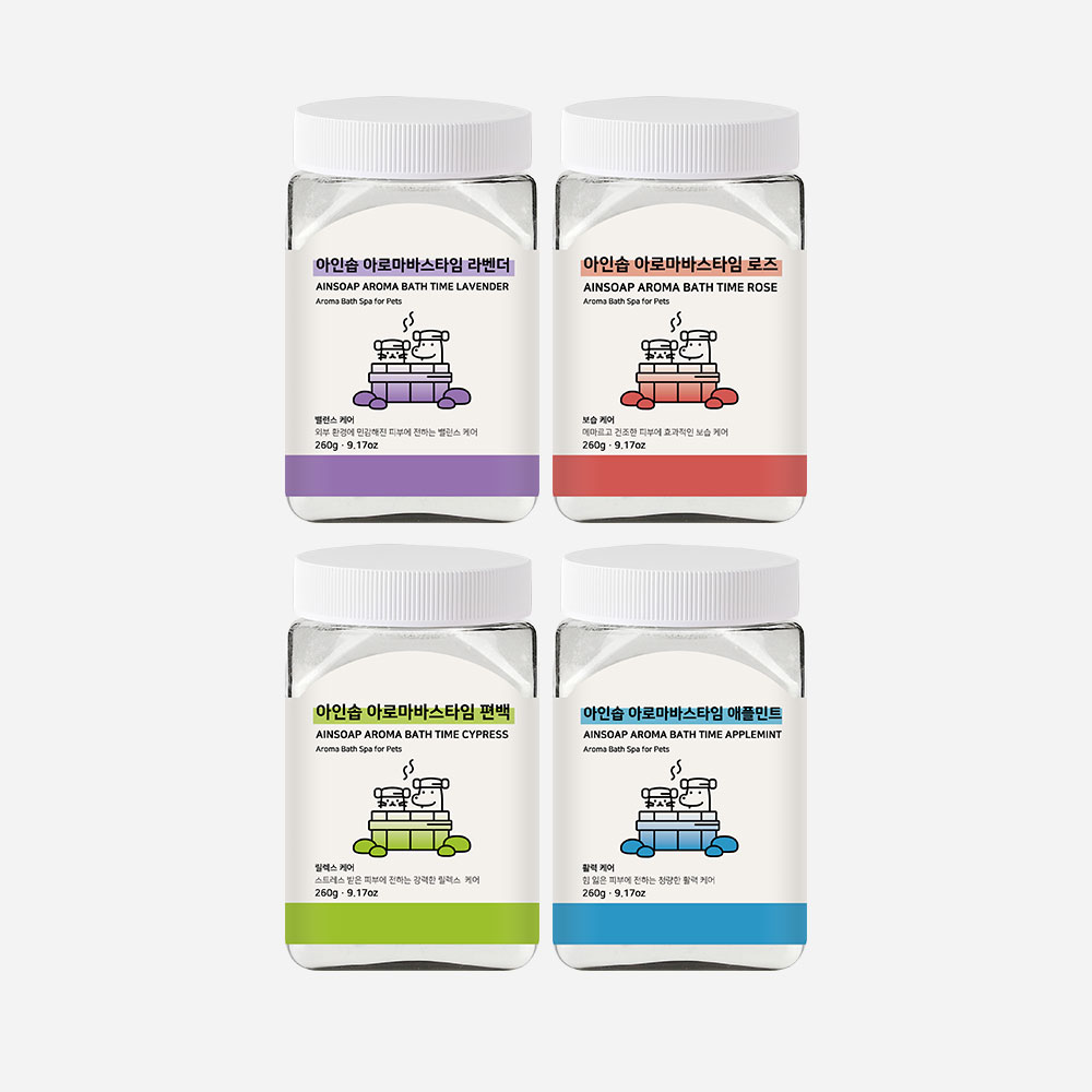 아인솝 강아지입욕제 강아지목욕용품 아로마바스타임