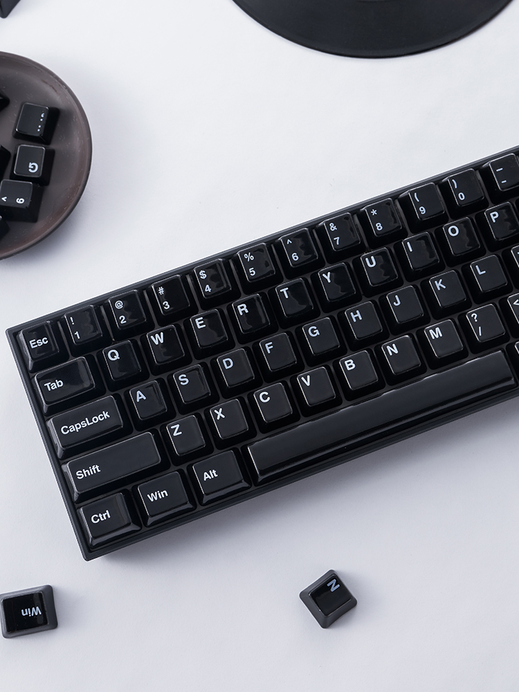 Cerakey 113키 Ceramic Keycaps 세라키 도자기 세라믹 키캡 블랙 - 상세 이미지 4