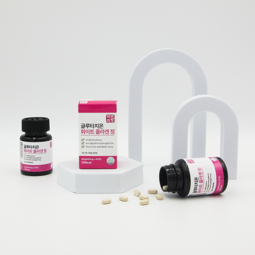 자연의정 글루타치온 화이트 콜라겐 600mg x 60정 4박스 이미지 8