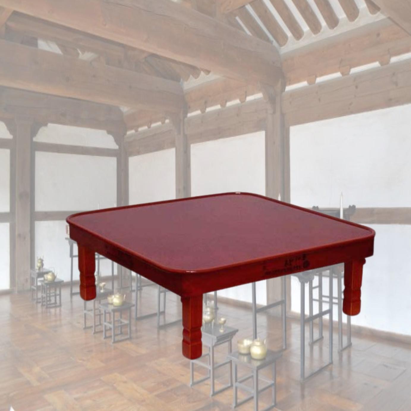 정사각형 밥상 손님용 상 정사각 교자상 손님 초대상 600x600