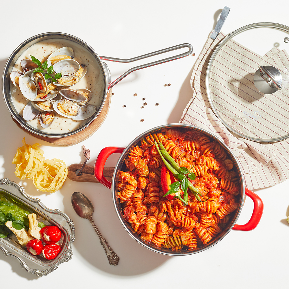 독일 콕스타 프리머스레드 법랑 인덕션 겸용 냄비 주물 솥밥 무연마제 양수냄비 16cm - 상세 이미지 2