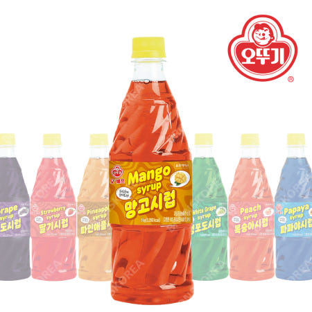 오뚜기 망고향 슬러시 1kg 시럽 원액 음료