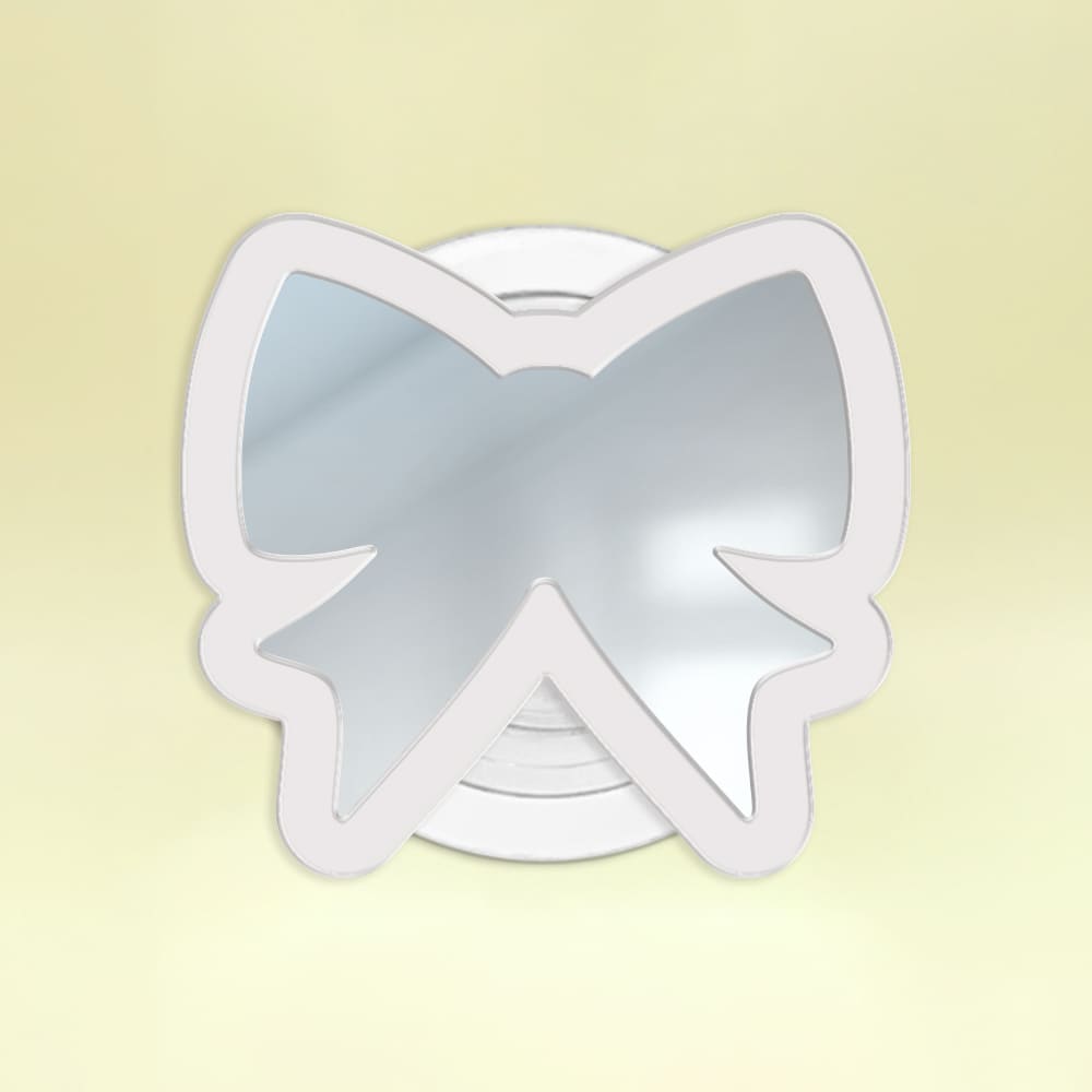 168cm 맥세이프 그립톡 미러 리본 화이트