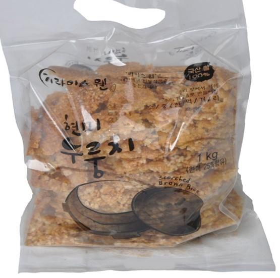 현미누룽지(현미25%백미75%) 1kg 라이스웰 실온 : 식재온
