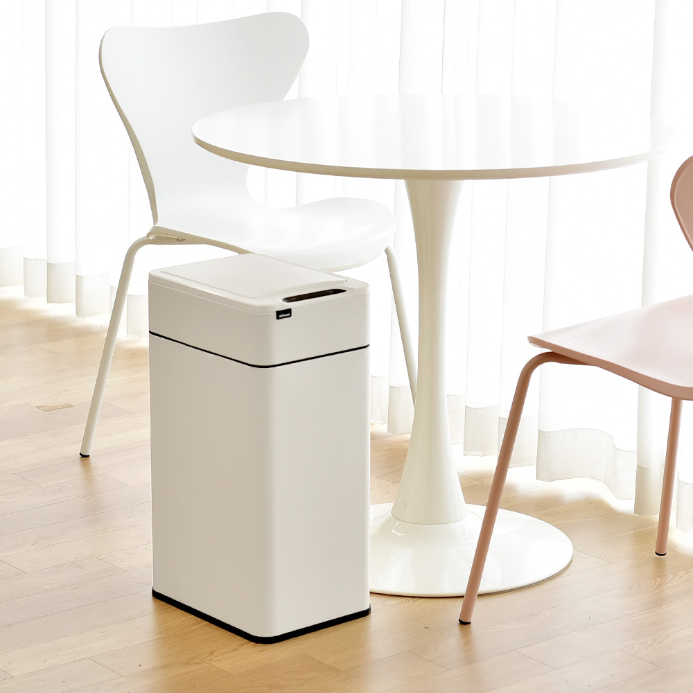 대가족 SET 30L+30L 스마트 자동 센서 쓰레기통 냄새차단 종량제 휴지통 날개형 이미지 7
